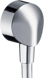 Hansgrohe FixFit E Schlauchanschluss mit Rückflussverhinderer – Chrom, G 1/2