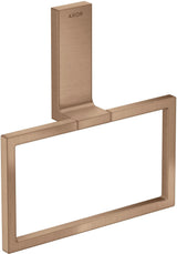 AXOR Universal Handtuchring in polished gold optic – schwenkbar, Wandmontage, verdeckte Befestigung