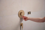 Hansgrohe FixFit Fine S Wandanschluss mit Rückflussverhinderer, 1/2 Zoll, schwarz