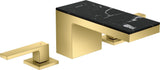 AXOR MYEDITION 3-Loch-Waschtischmischer 70 ohne Platte in polished gold optic – PowderRain