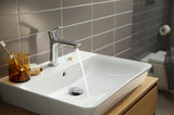 HANSGROHE Rebris E 110 Einhebel-Waschtischmischer CoolStart ohne Ablaufgarnitur mattschwarz