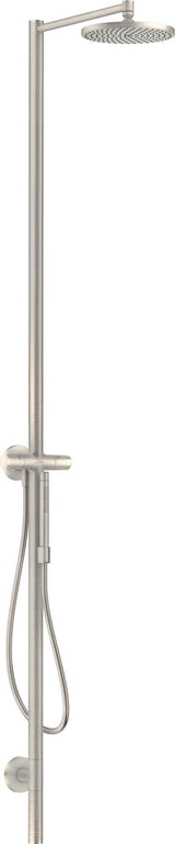AXOR STARCK Duschsäule mit Kopfbrause 240, 1 Jet, polished gold optic – PowderRain