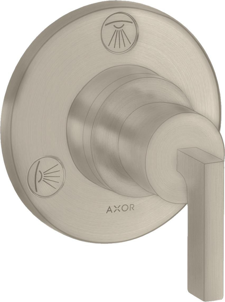AXOR Citterio Ab-/Umstellventil Unterputz mit Hebelgriff, chrom – DN20, Messing