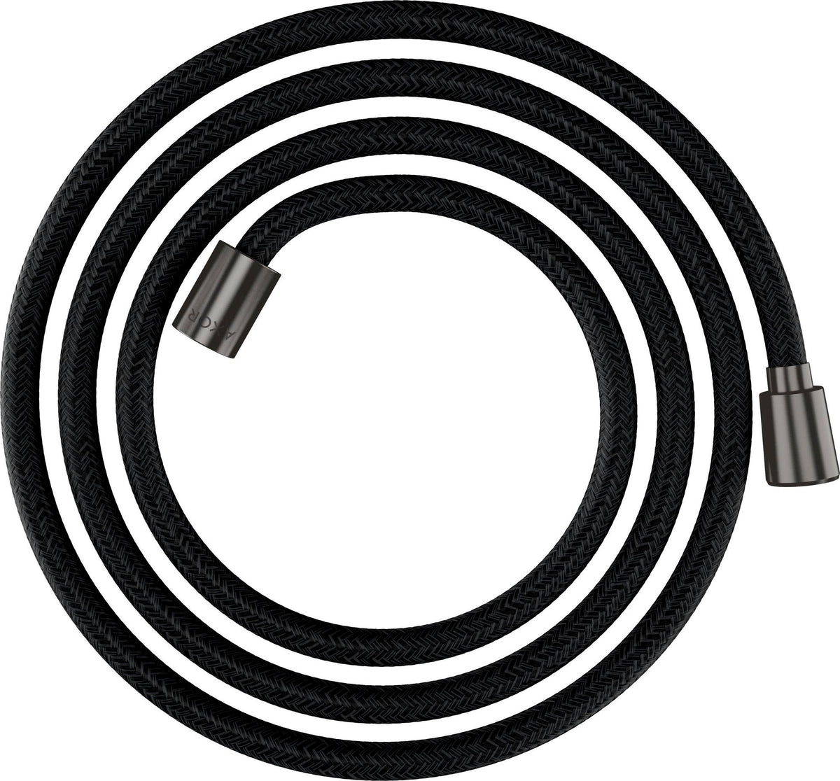 AXOR ShowerSolutions Textilbrauseschlauch 200 cm Chrom – konische und zylindrische Mutter