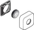 Hansgrohe HG Rosette Ecostat E Thermostat Aufputz Chrom – Ersatzteil für Thermostat AP