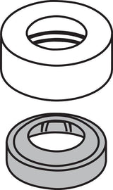 AXOR Massaud Absperrventil Chrom – Hansgrohe Ersatzteil für Brausestange 22 mm