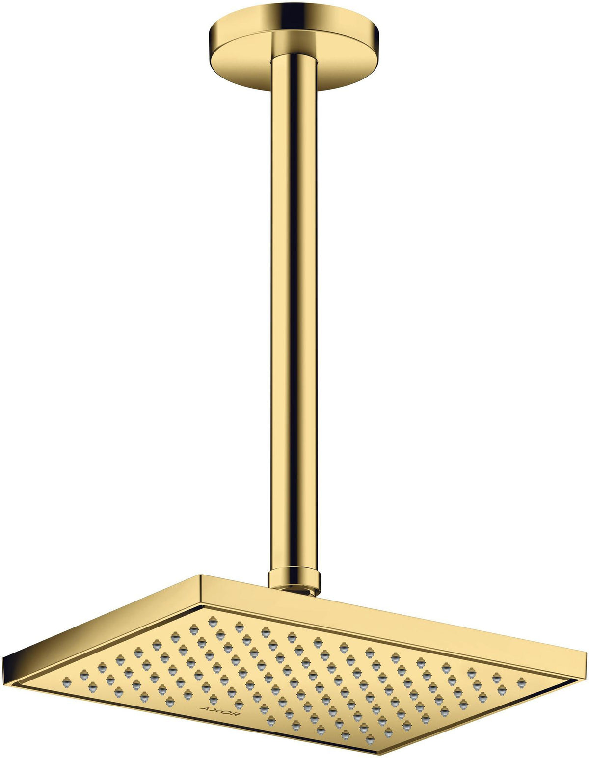 AXOR Kopfbrause 245 x 185 mm, 1 Jet, Chrom – Rain-Strahl für Wand- und Deckenmontage