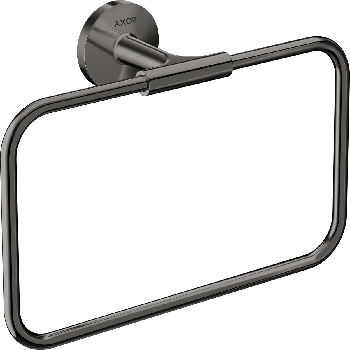 AXOR Universal Circular Handtuchring mattweiß – schwenkbar, verdeckte Wandmontage, Ø 250 mm
