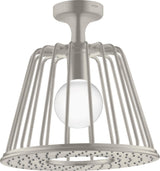 AXOR LampShower Nendo Kopfbrause mit Deckenanschluss und LED-Beleuchtung, Chrom, 275 mm