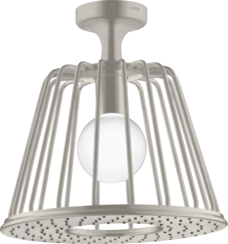 AXOR LampShower Nendo Kopfbrause mit Deckenanschluss und LED-Beleuchtung, Chrom, 275 mm