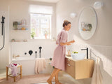 HANSGROHE Rebris S Fertigmontageset Wannenmischer Unterputz Chrom – 2 Verbraucher, Thermostat