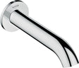 AXOR Uno Wanneneinlauf gebogen in Chrom – Wandmontage, 178 mm Ausladung, DN20