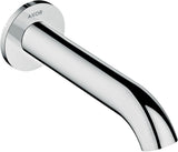 AXOR Uno Wanneneinlauf gebogen in Chrom – Wandmontage, 178 mm Ausladung, DN20