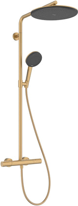 HANSGROHE Raindance Alive S Puro 300 1jet Showerpipe mit Ecostat Element – EcoSmart, 6 l/min, Bronze