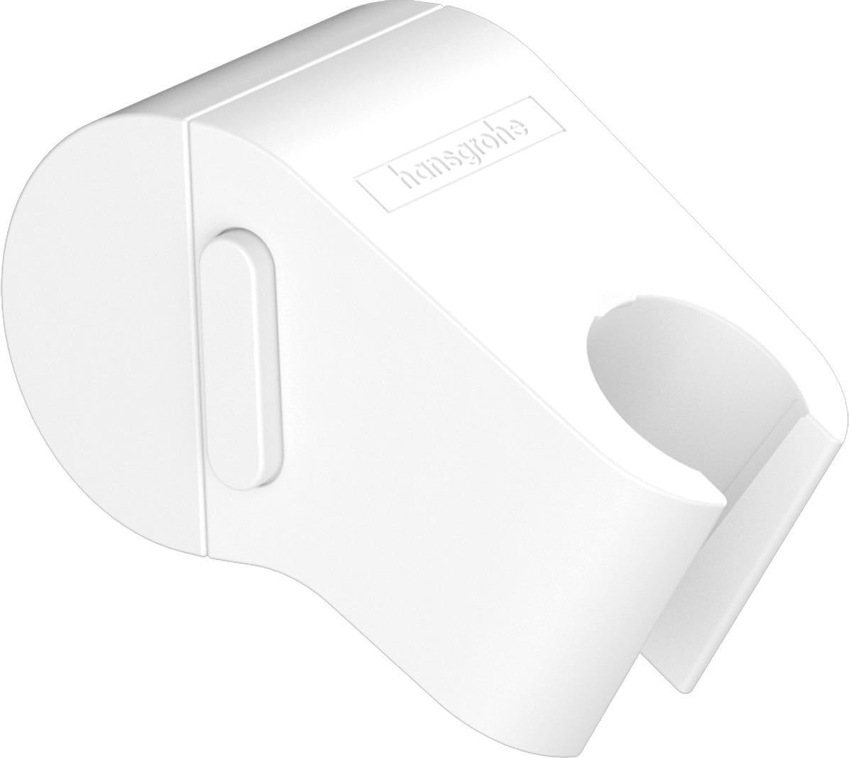 Hansgrohe HG Push-Brausehalter WallStoris mattschwarz – höhenverstellbar & drehbar