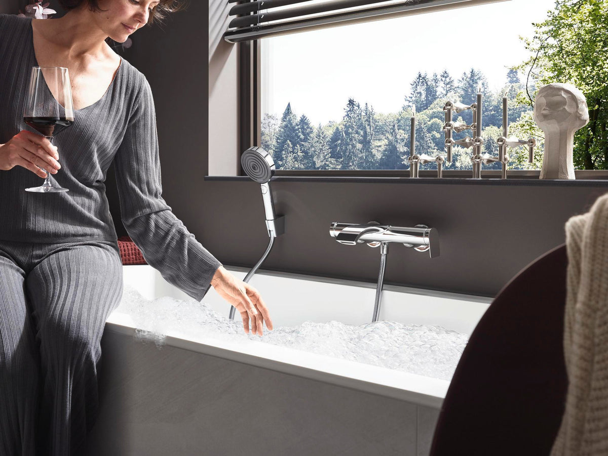 Hansgrohe Pulsify Select 105 3jet Handbrause – 3 Strahlarten, QuickClean, Chrom