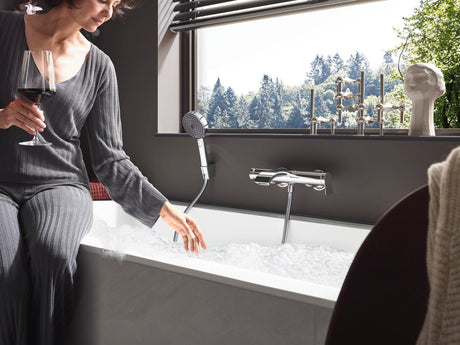 Hansgrohe Pulsify Select 105 3jet Handbrause – 3 Strahlarten, QuickClean, Chrom