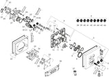 AXOR ShowerSelect Square Thermostat für 2 Verbraucher mit Brausehalter in Chrom