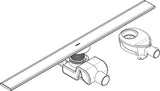 HANSGROHE RainDrain Allround Duschrinne 1200 mm Komplettset – edelstahl gebürstet, höhenverstellbar