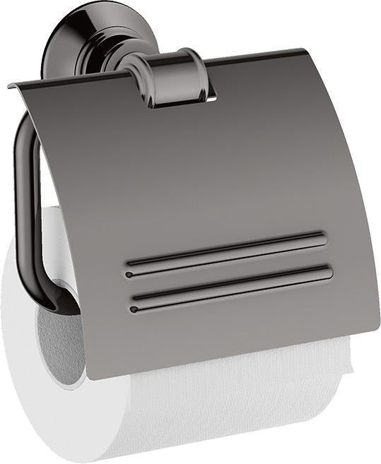 AXOR MONTREUX Papierrollenhalter Wandmontage Chrom – Metall, mit Deckel, verdeckte Befestigung