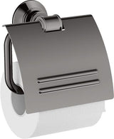 AXOR MONTREUX Papierrollenhalter Wandmontage Chrom – Metall, mit Deckel, verdeckte Befestigung