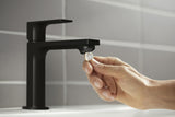 HANSGROHE Rebris E 110 Einhebel-Waschtischmischer CoolStart EcoSmart mit Zugstangen-Ablaufgarnitur chrom
