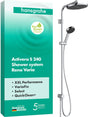 HANSGROHE Activera S Showerpipe 240 1jet EcoSmart Reno Varia chrom – Duschsystem mit Kopf- und Handbrause
