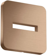 AXOR Rosette softsquare für ShowerSolution Duschsysteme in Chrom – Hansgrohe Ersatzteil