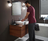 HANSGROHE Talis E Einhebel-Waschtischmischer 110 mit Ablaufgarnitur, chrom – ComfortZone, 5 l/min