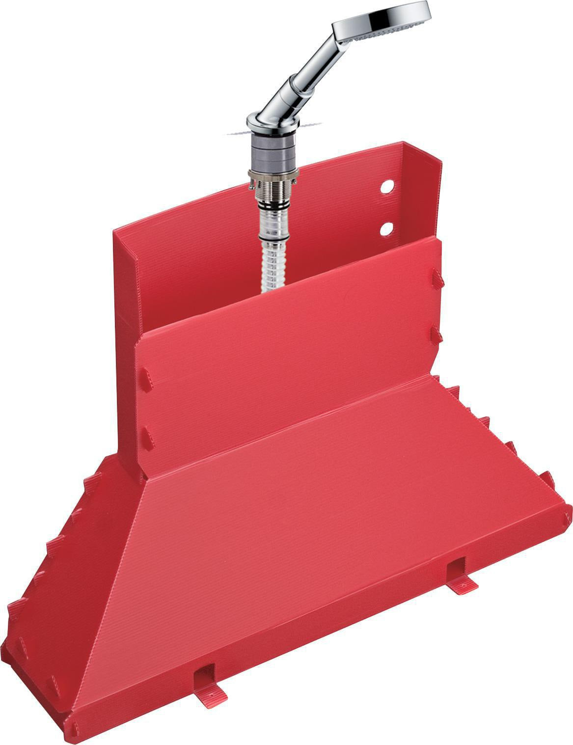 AXOR Wannenrand-Set DN 15 mit Handbrause, Secuflex und Brausehalter in Chrom