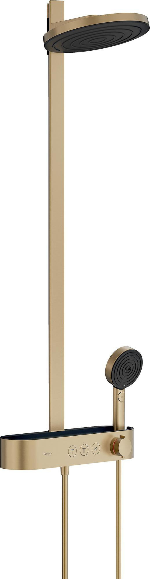 HANSGROHE Showerpipe Pulsify 260 2jet mit Brausethermostat – Chrom, PowderRain & CoolContact