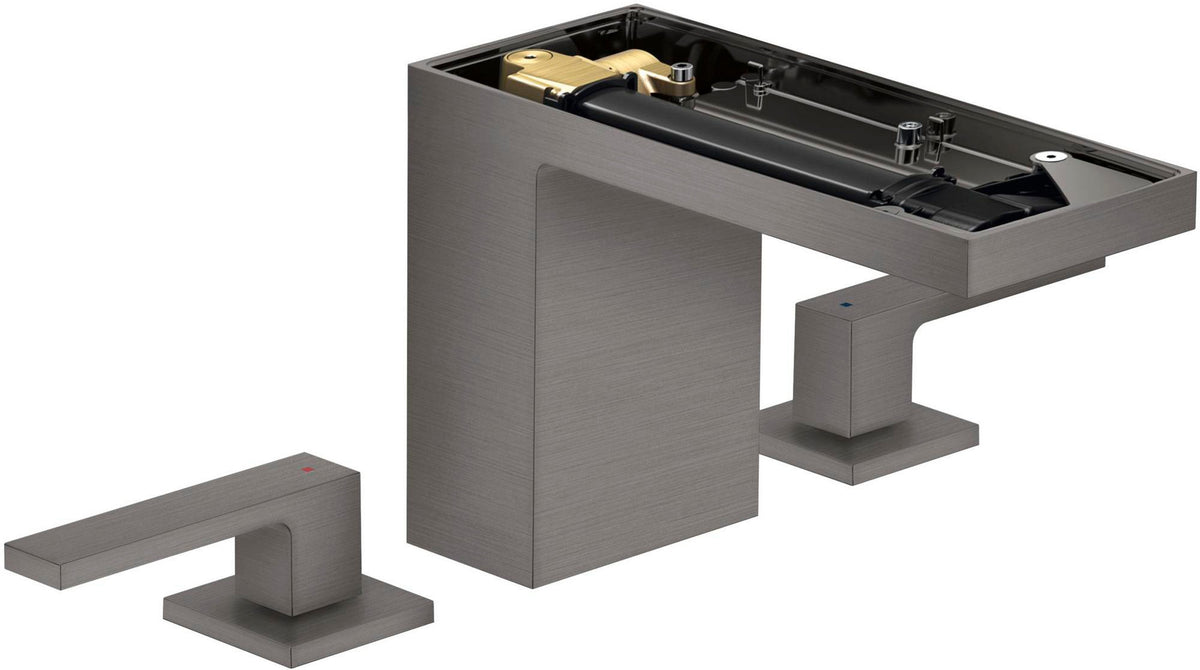 AXOR MYEDITION 110 3-Loch-Waschtischarmatur mit Push-Open Ablaufgarnitur in Chrom