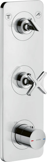 AXOR Citterio E Thermostatmodul DN20 für 2 Verbraucher – Chrom, 380x120 mm