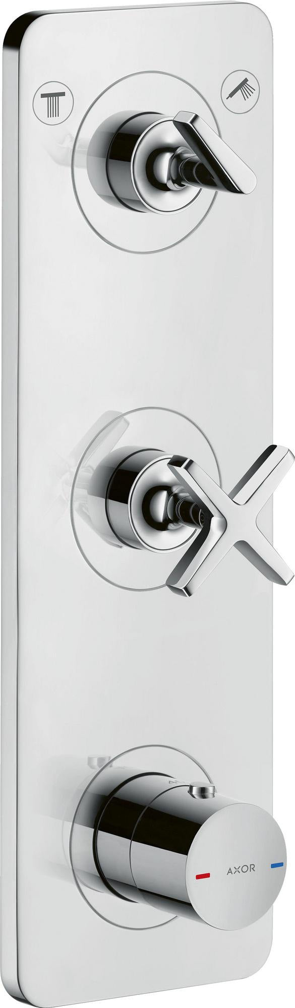 AXOR Citterio E Thermostatmodul DN20 für 2 Verbraucher – Chrom, 380x120 mm
