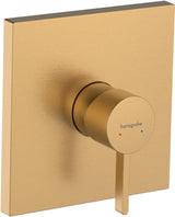 HANSGROHE Finoris Fertigmontageset für Unterputz-Brausemischer – Chrom, quadratisch, thermostatisch