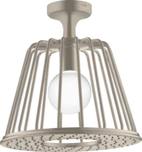 AXOR LampShower Nendo Kopfbrause mit Deckenanschluss und LED-Beleuchtung, Chrom, 275 mm