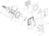 AXOR Citterio Thermostatbatterie mit Ab-/Umstellventil, Hebelgriff, chrom
