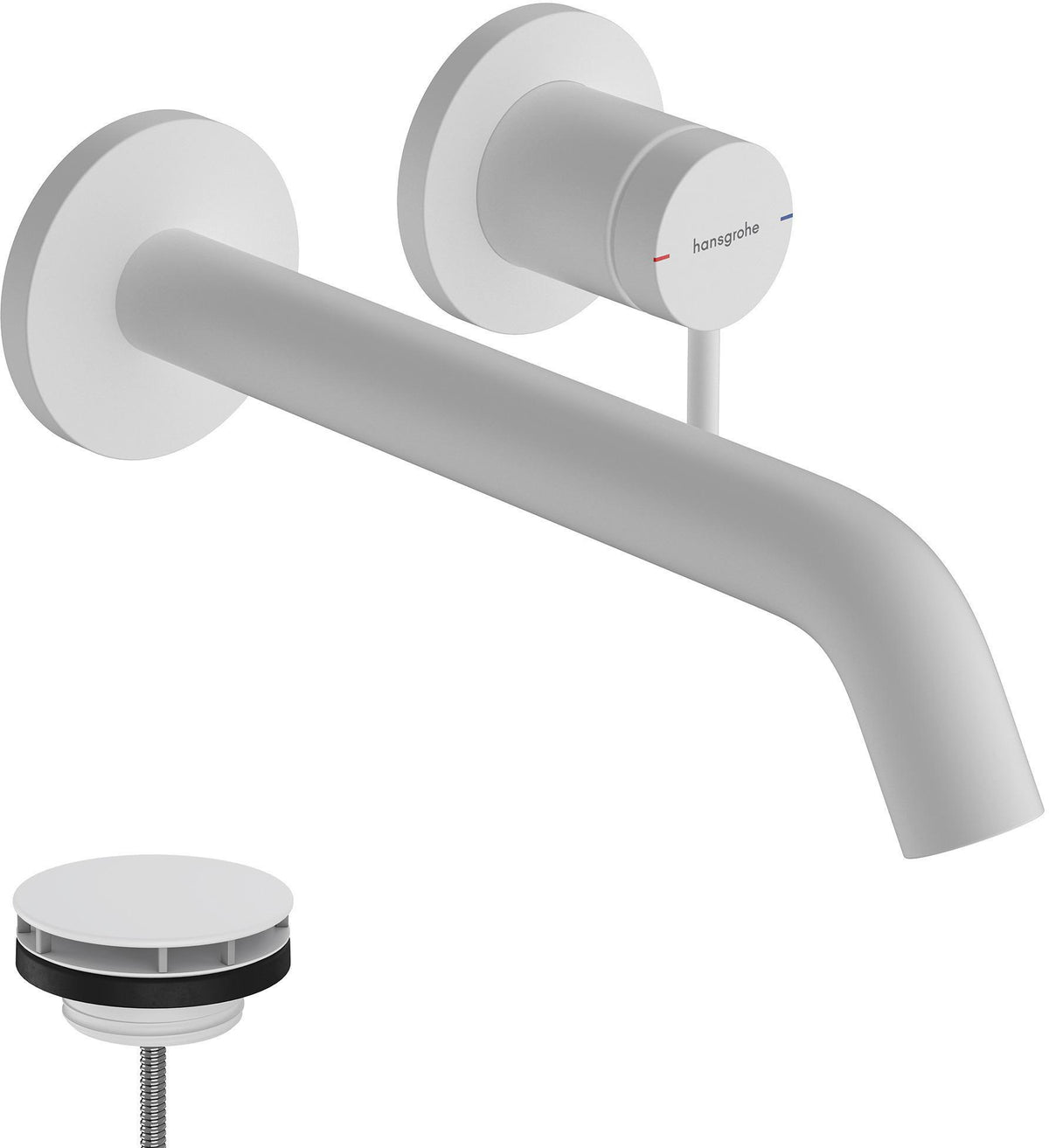 HANSGROHE Tecturis S Einhebel-Waschtischmischer Unterputz Wandmontage 225 mm chrom