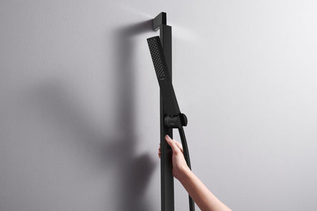 HANSGROHE Stabhandbrause Pulsify E 1jet Chrom – PowderRain Strahlart & QuickClean