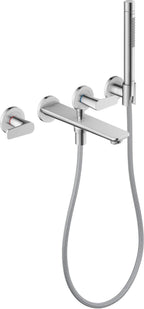 3-Loch-Wannenarmatur AXOR Citterio C Wd-mon Ausl 222mm ohne Struktur chrom