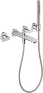 AXOR Citterio C 3-Loch-Wannenarmatur mit Handbrause, Ausladung 222 mm, Chrom