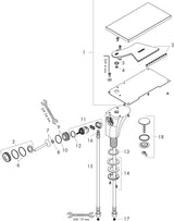 AXOR Massaud Einhebel-Waschtischmischer 110 DN 15 ohne Zugstange, chrom