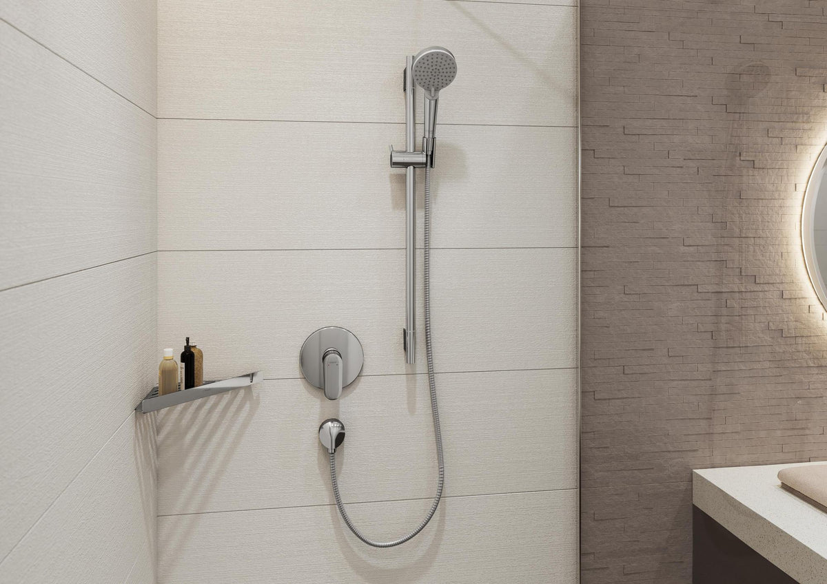 Hansgrohe AddStoris Seifenablage Chrom – Wandmontage mit verdeckter Befestigung