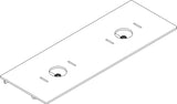 HANSGROHE Xelu Q Konsole 1560 mm weiß hochglanz mit 2 Ausschnitten ohne Hahnloch