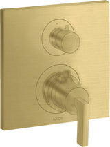 AXOR Citterio Thermostatbatterie Unterputz mit Abstellventil und Hebelgriff Chrom