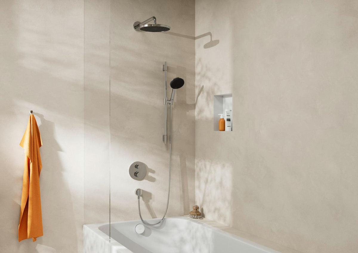 Hansgrohe Activera S Kopfbrause 240 1jet EcoSmart – Chrom, 240 mm, Rain, FlexPower