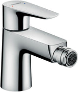 Hansgrohe Talis E Einhebel-Bidetmischer DN15 mit Ablaufgarnitur, chrom – Kugelgelenk-Luftsprudler, 5 l/min