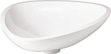 AXOR Massaud Aufsatzwaschschüssel 800 mm von Hansgrohe – Mineralguss weiß, oval, ohne Hahnloch
