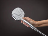 HANSGROHE Handbrause Croma Select E Vario 110 mm weiß/chrom – 3 Strahlarten mit Select-Taste