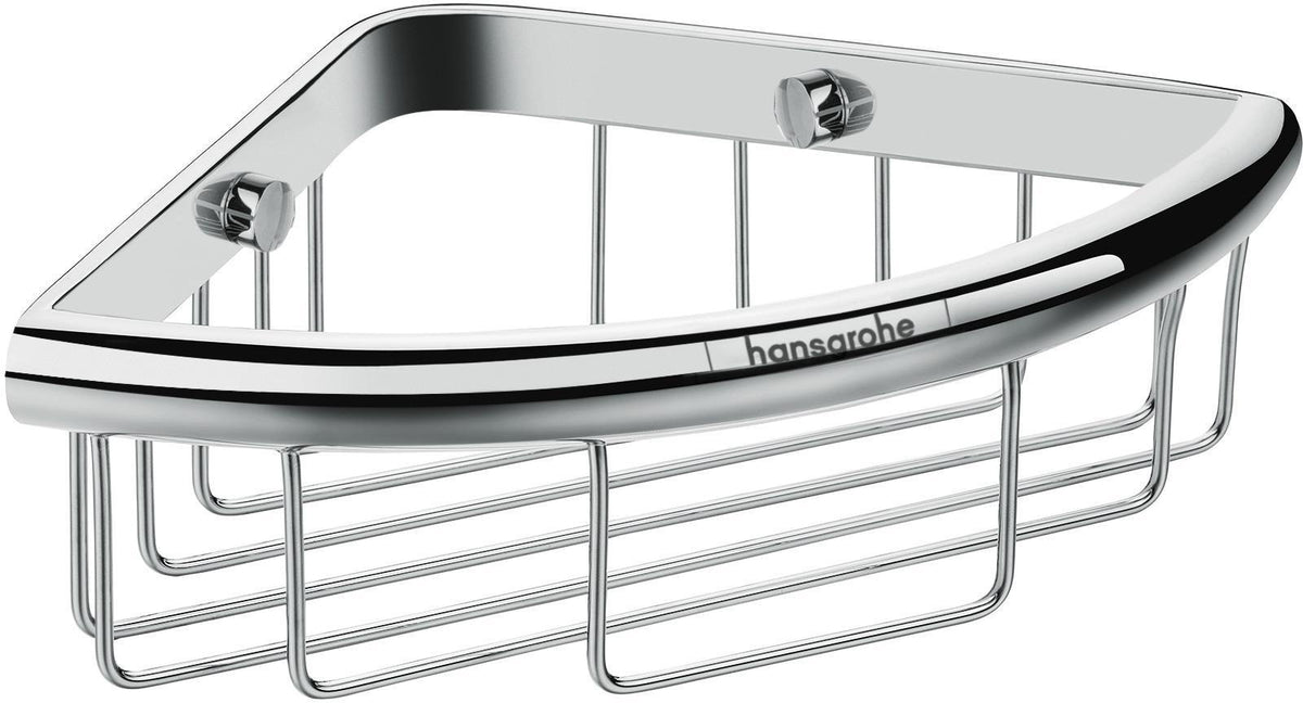 HANSGROHE Seifenkorb Logis Universal chrom – Wandmontage, verdeckte Befestigung, Metall